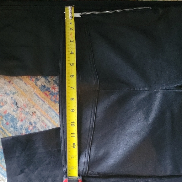 SOLD NWT Helmut Lang high rise bootcut leather pant ladies size 6N - Picture 15 of 16